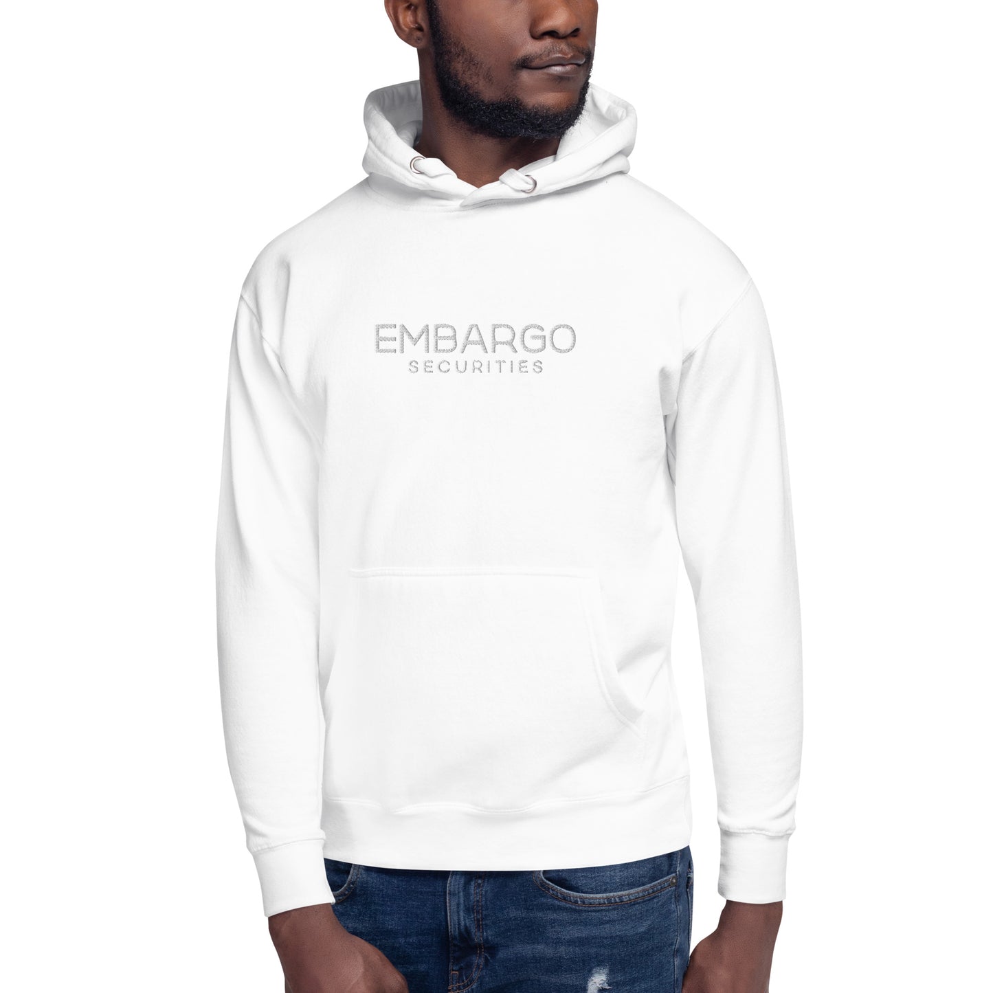 Embroidery Embargo Securities Hoodie