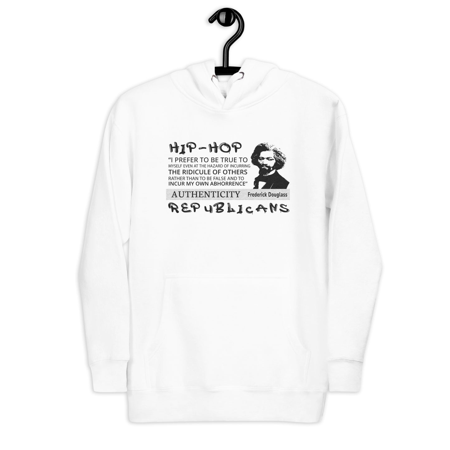 Embroidery Frederick Douglass Premium Hoodie