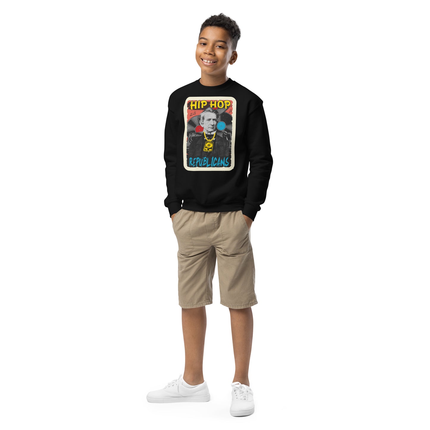 William H. Seward Hip-Hop Republicans Youth crewneck sweatshirt