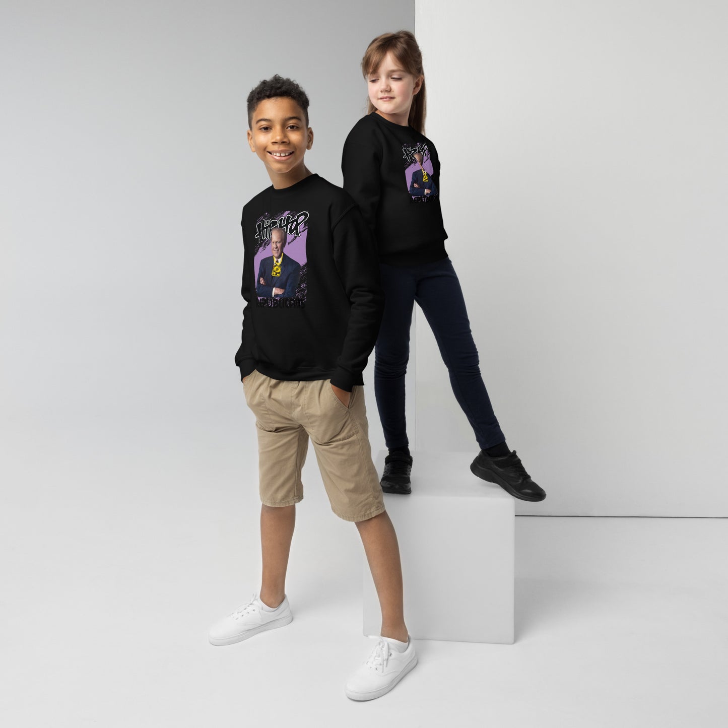 Gerald Ford Hip-Hop Republicans Youth crewneck sweatshirt