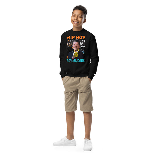 Ronald Reagan Hip-Hop Republicans Youth crewneck sweatshirt