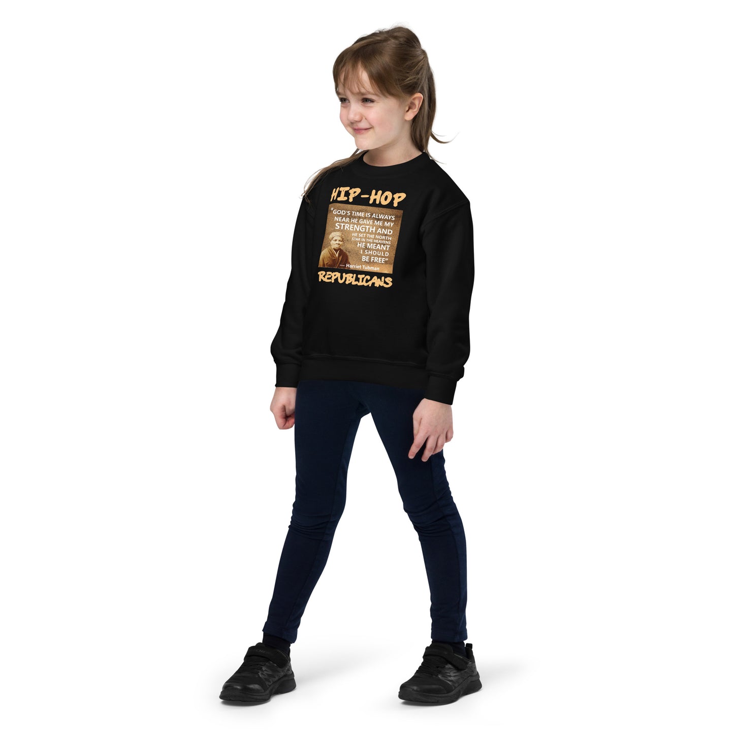 Harriet Tubman Hip-Hop Republicans Youth crewneck sweatshirt