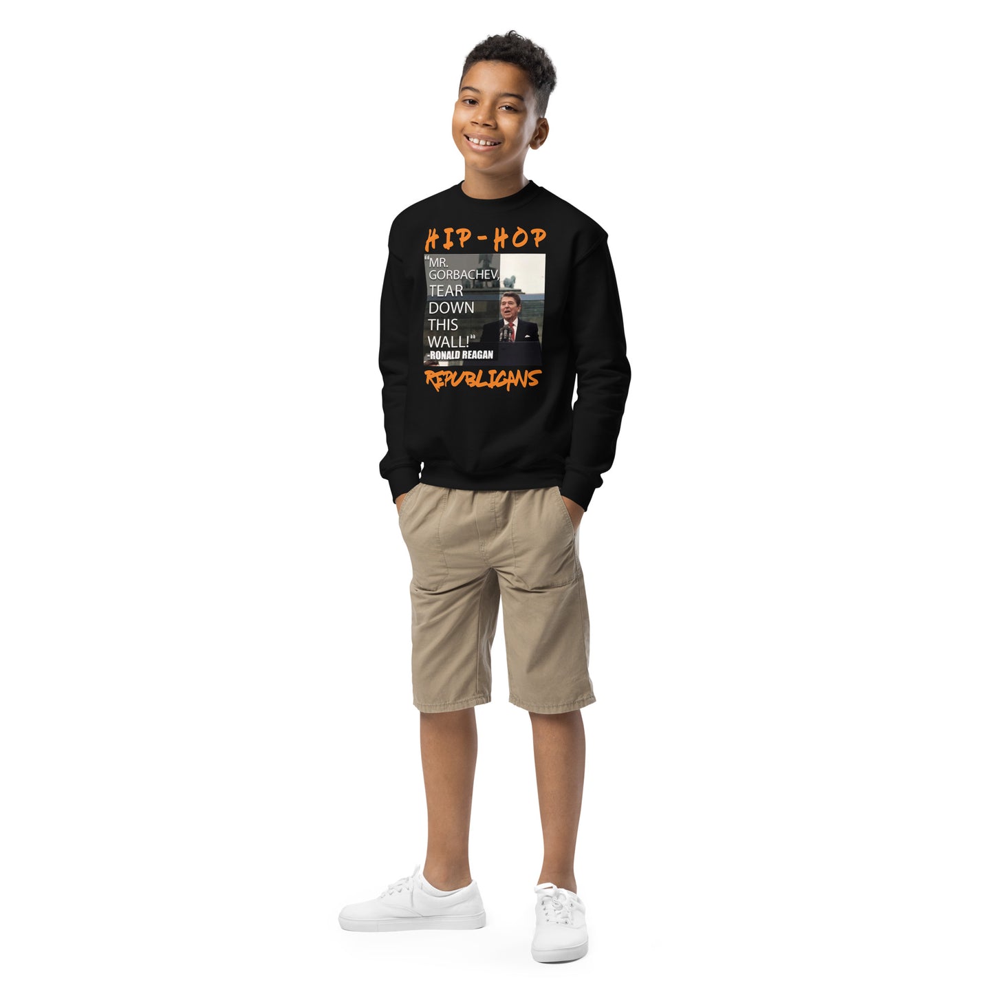 Donald Regan Hip-Hop Republicans Youth crewneck sweatshirt