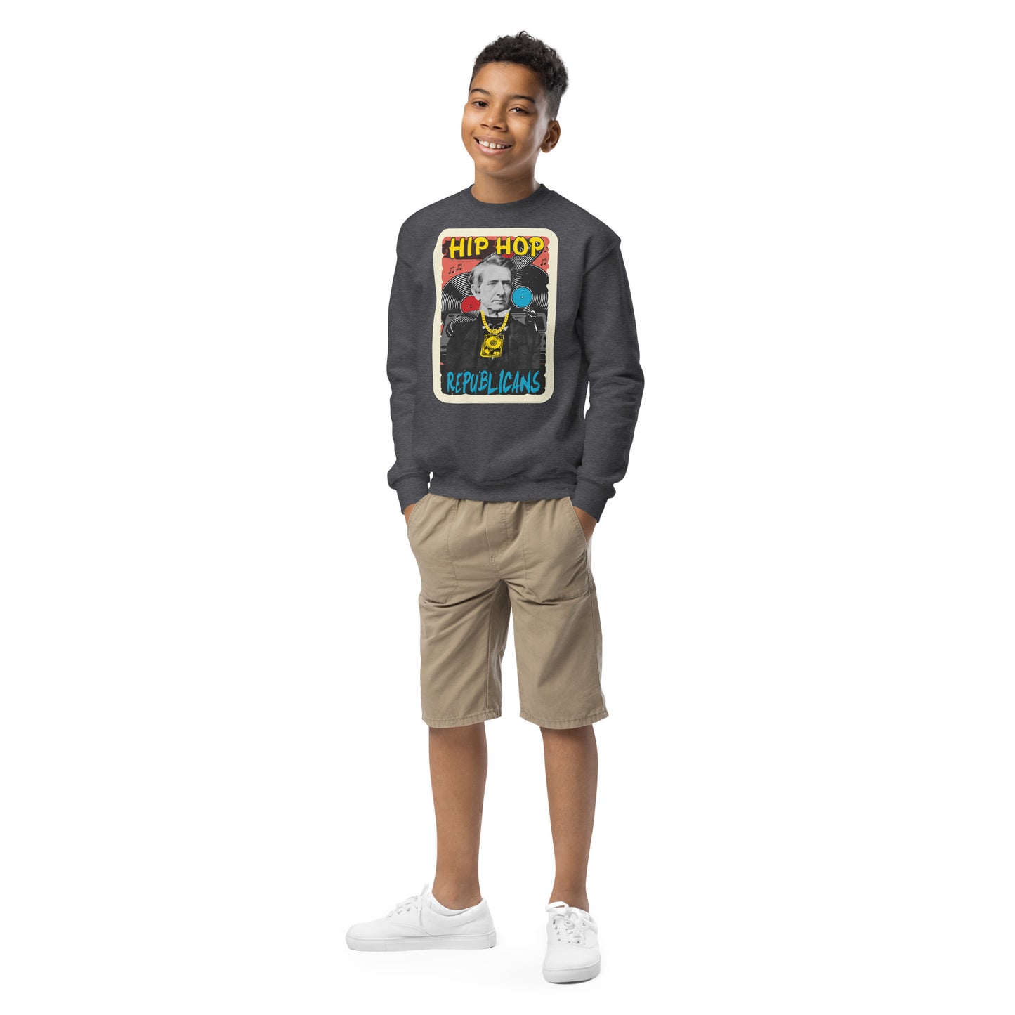 William H. Seward Hip-Hop Republicans Youth crewneck sweatshirt