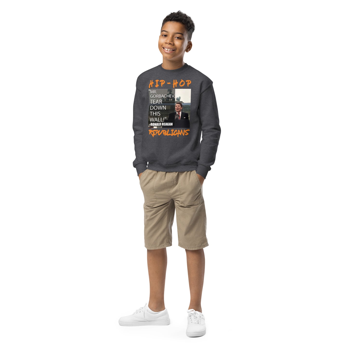 Donald Regan Hip-Hop Republicans Youth crewneck sweatshirt