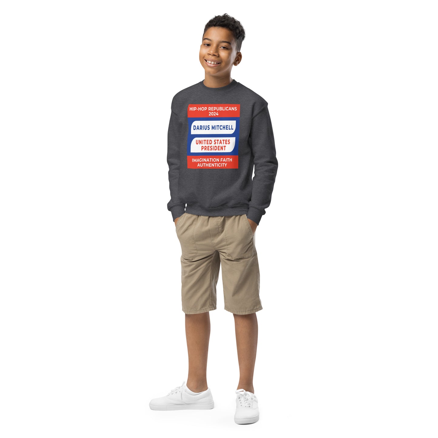 Campaign Hoodie, Hip-Hop Republicans 2024, Darius Mitchell, United States President, Imagination Faith Authenticity