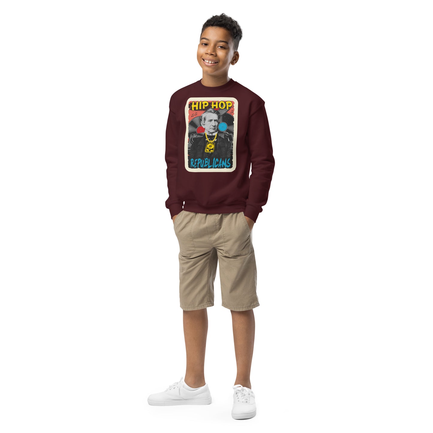 William H. Seward Hip-Hop Republicans Youth crewneck sweatshirt