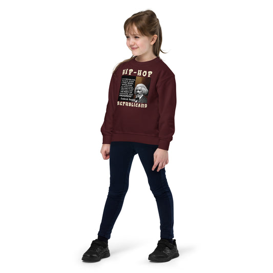 Frederick Douglass Hip-Hop Republicans Youth crewneck sweatshirt