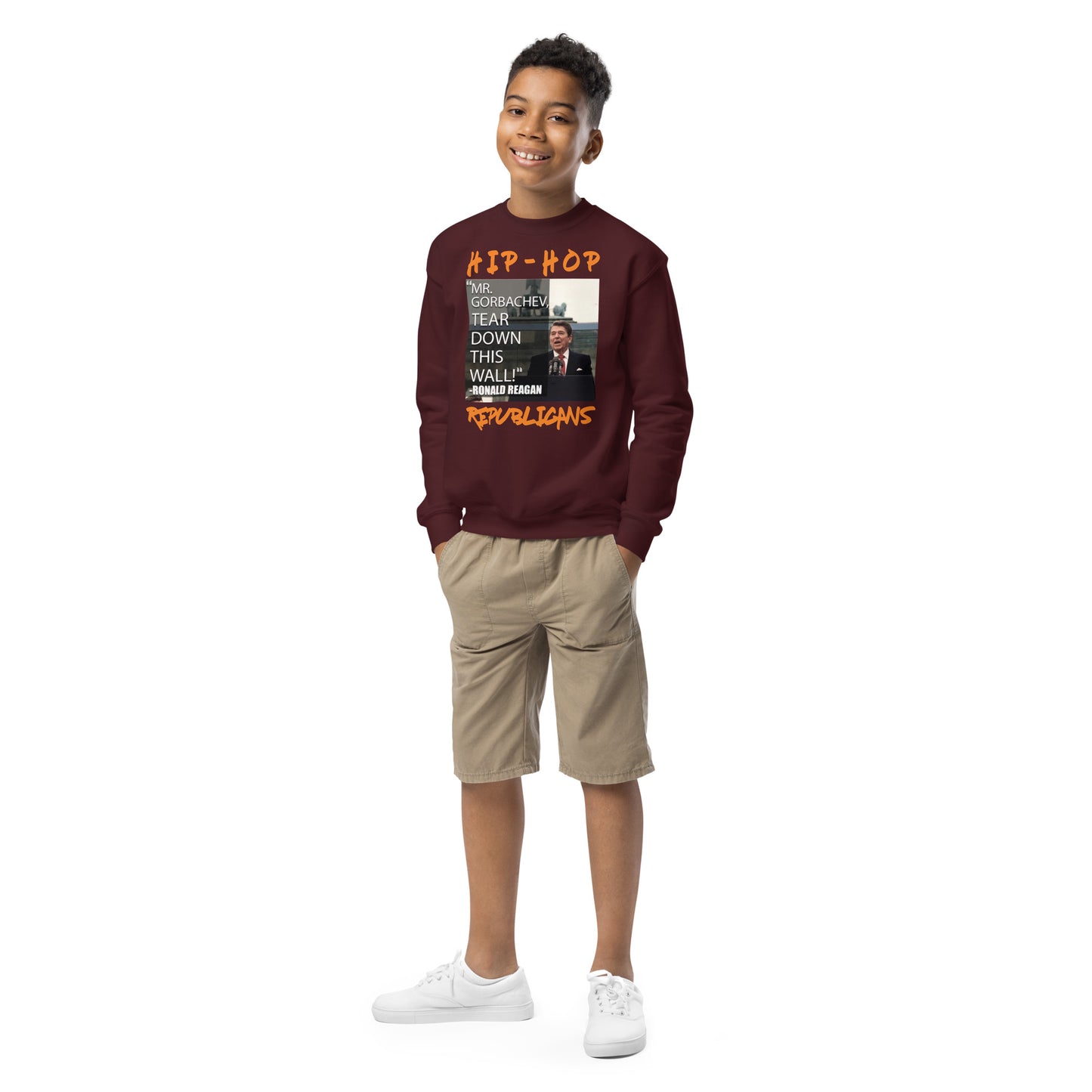 Donald Regan Hip-Hop Republicans Youth crewneck sweatshirt