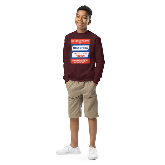 Campaign Hoodie, Hip-Hop Republicans 2024, Darius Mitchell, United States President, Imagination Faith Authenticity