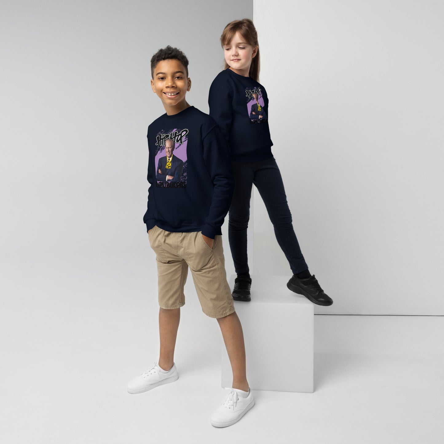 Gerald Ford Hip-Hop Republicans Youth crewneck sweatshirt