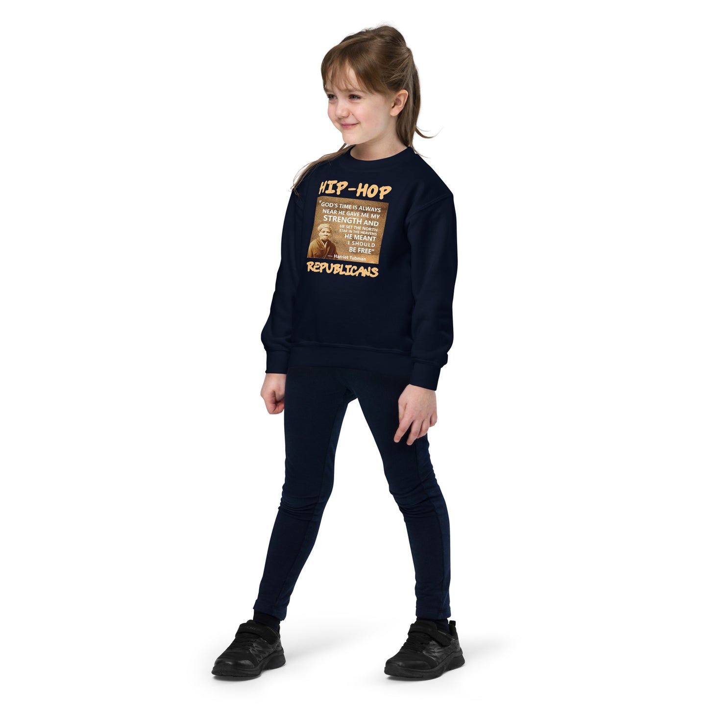 Harriet Tubman Hip-Hop Republicans Youth crewneck sweatshirt