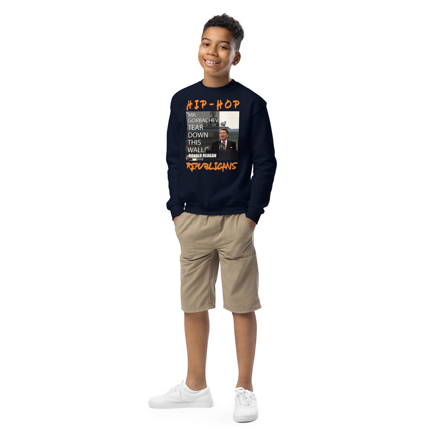 Donald Regan Hip-Hop Republicans Youth crewneck sweatshirt