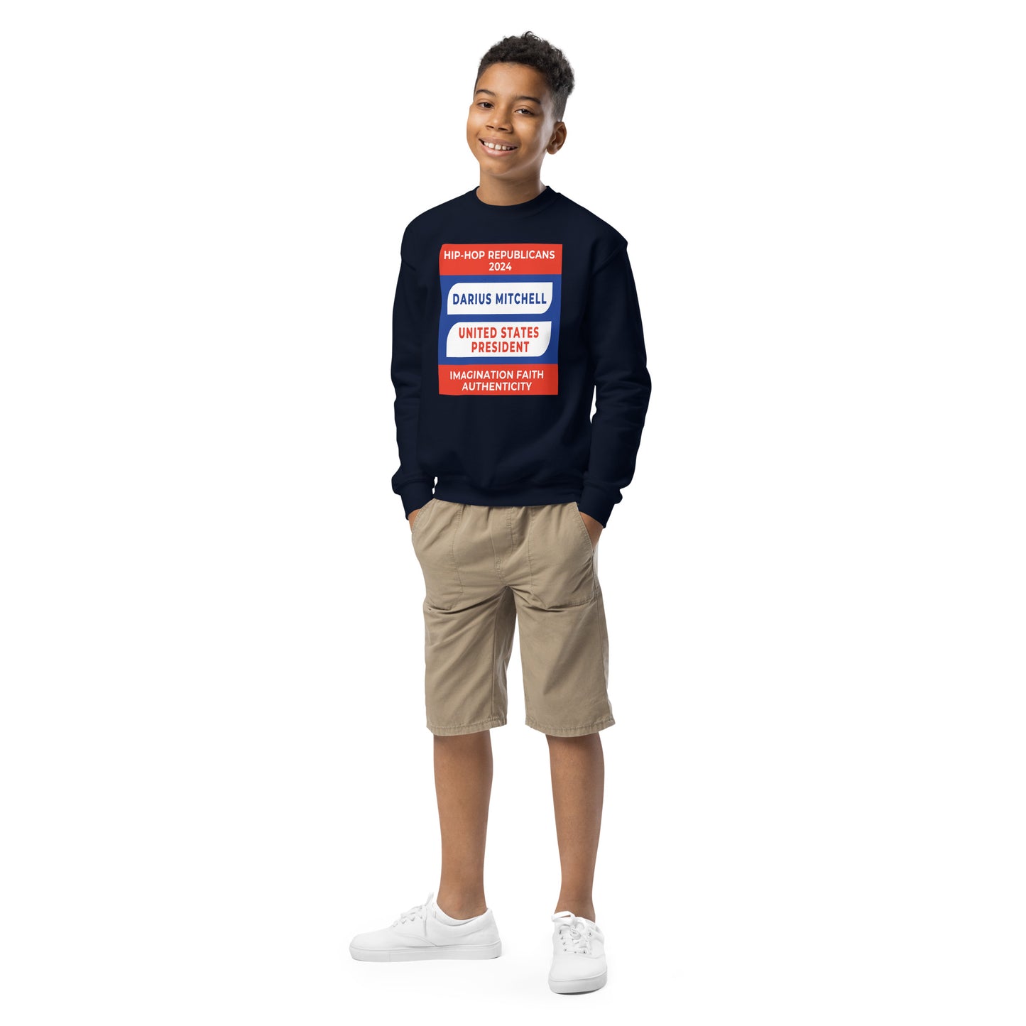 Campaign Hoodie, Hip-Hop Republicans 2024, Darius Mitchell, United States President, Imagination Faith Authenticity