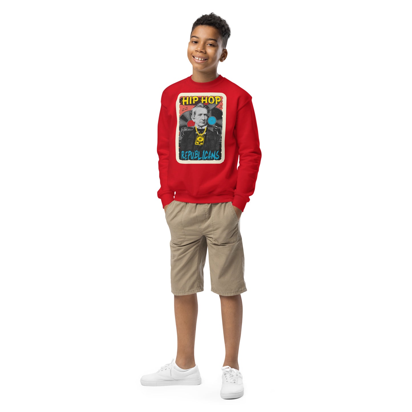 William H. Seward Hip-Hop Republicans Youth crewneck sweatshirt