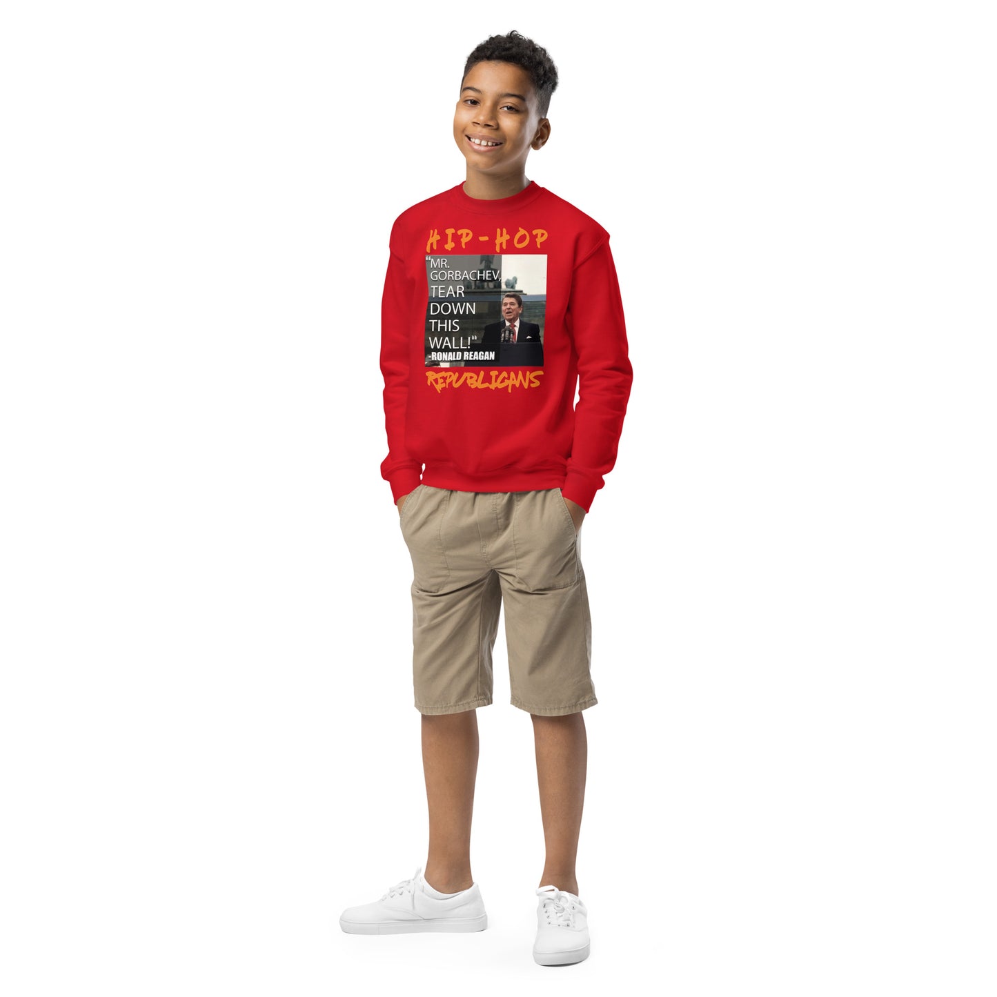 Donald Regan Hip-Hop Republicans Youth crewneck sweatshirt