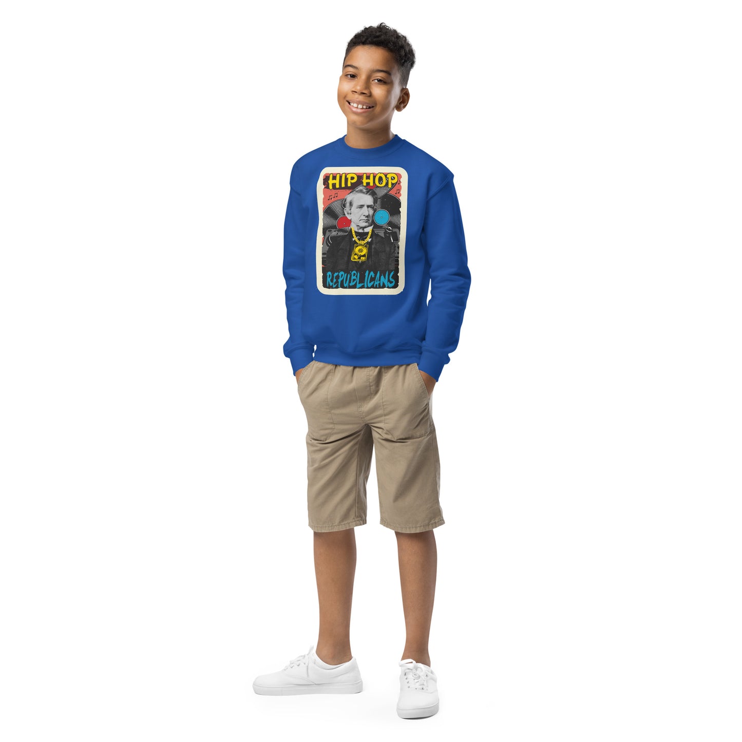 William H. Seward Hip-Hop Republicans Youth crewneck sweatshirt