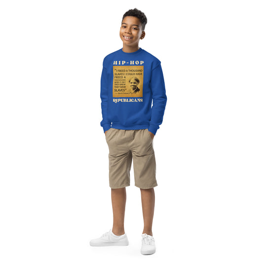 Harriet Tubman Hip-Hop Republicans Youth crewneck sweatshirt