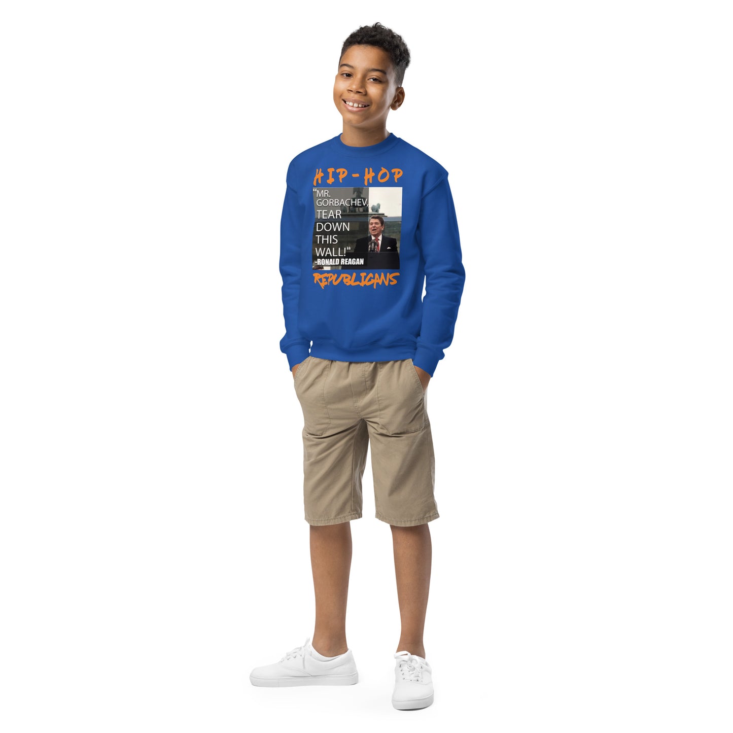 Donald Regan Hip-Hop Republicans Youth crewneck sweatshirt