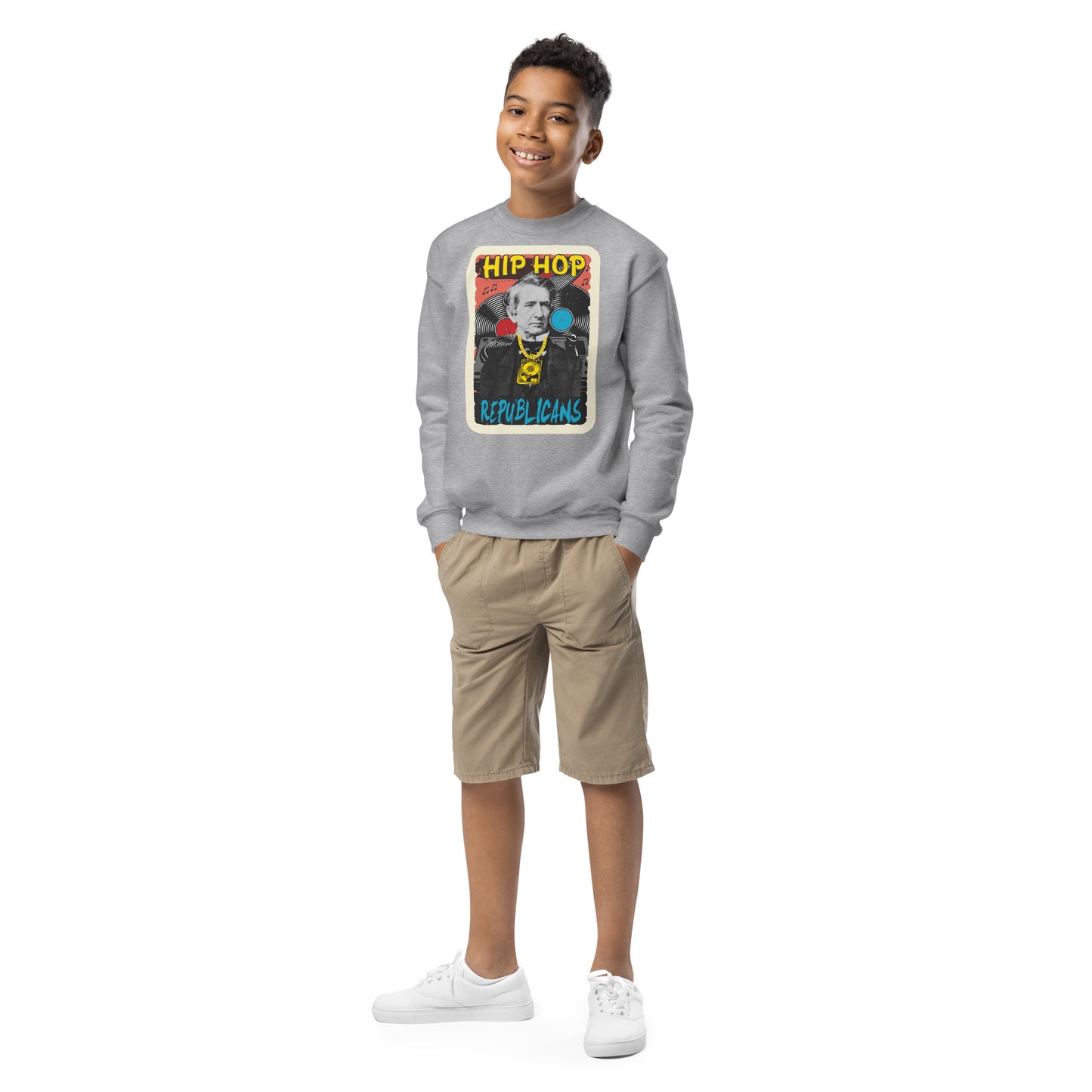 William H. Seward Hip-Hop Republicans Youth crewneck sweatshirt