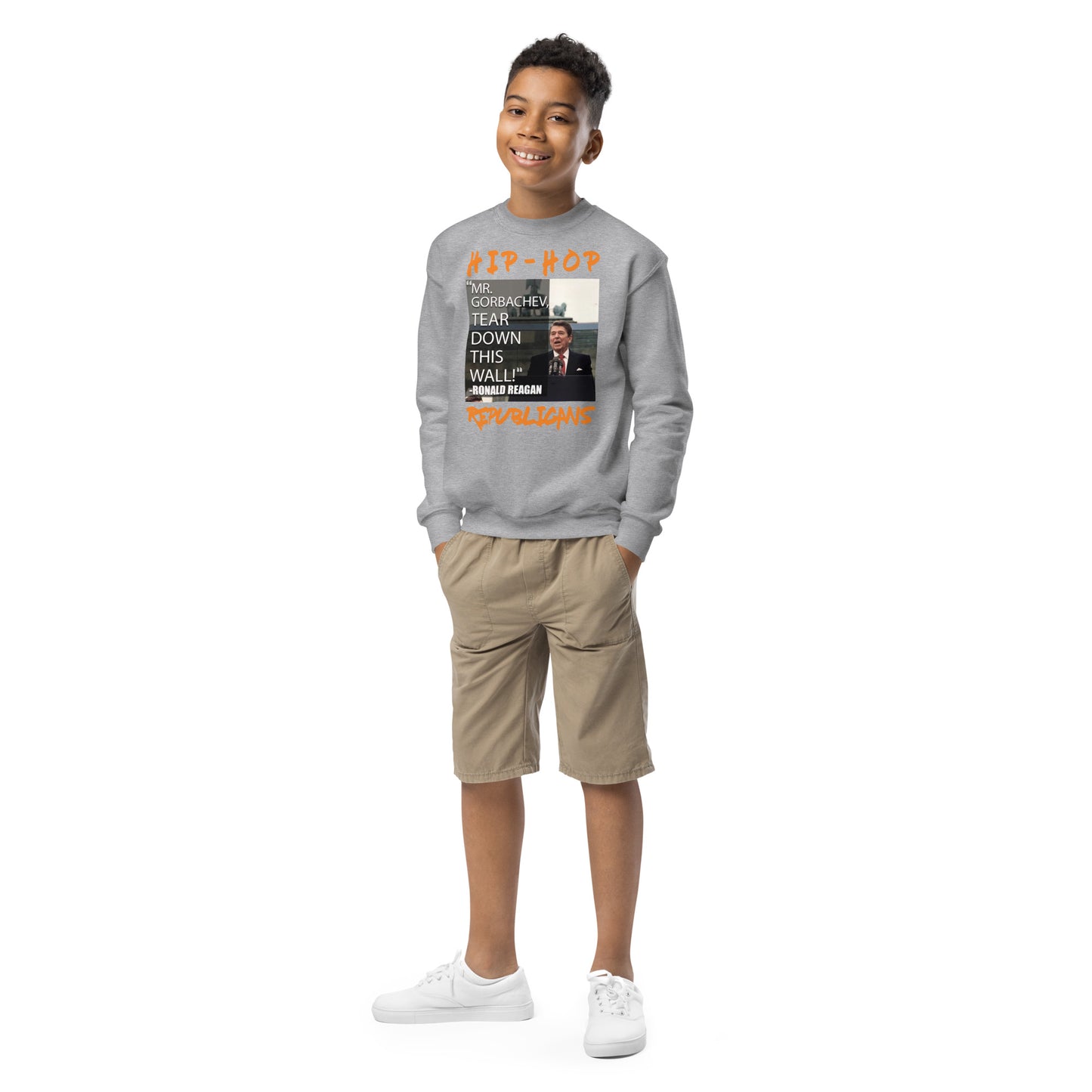 Donald Regan Hip-Hop Republicans Youth crewneck sweatshirt