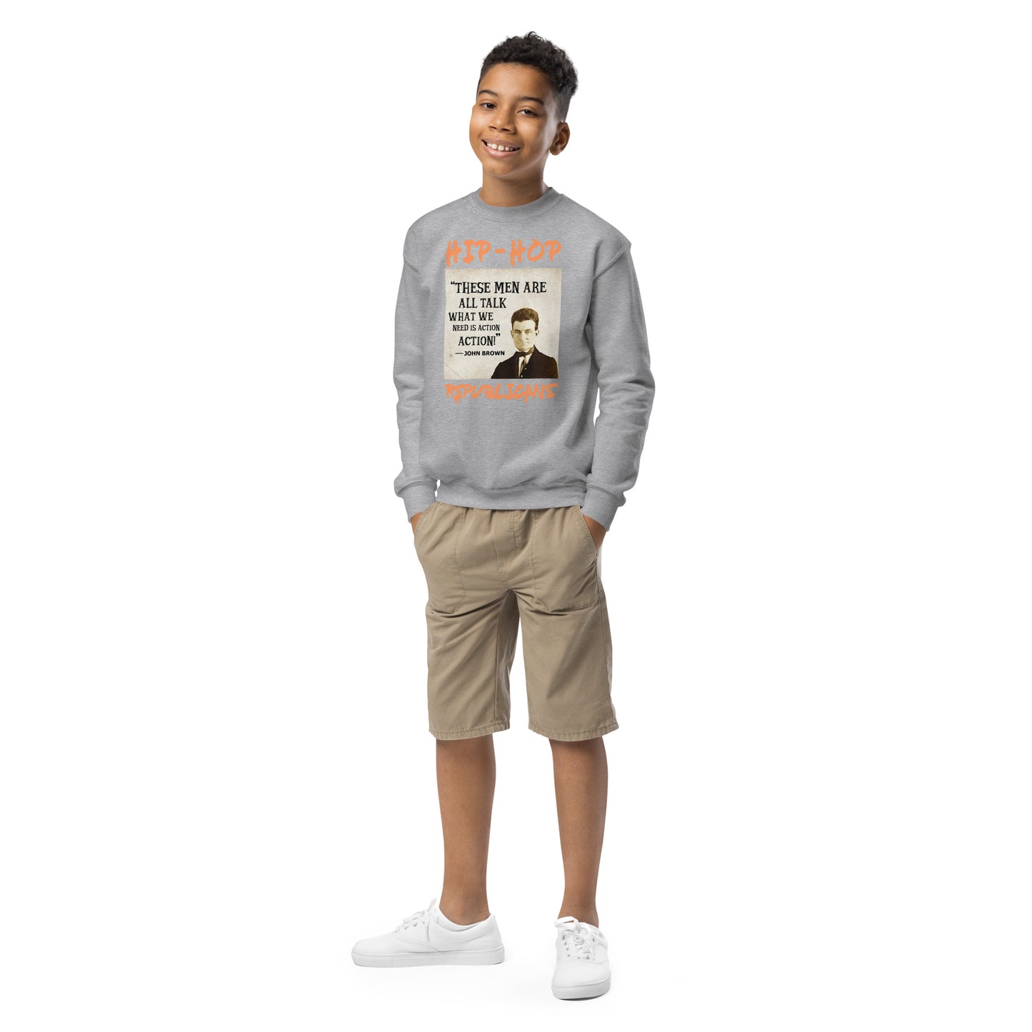 John Brown Hip-Hop Republicans Youth crewneck sweatshirt