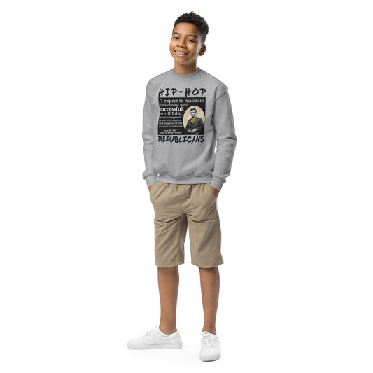 Abraham Lincoln Hip-Hop Republicans Youth crewneck sweatshirt