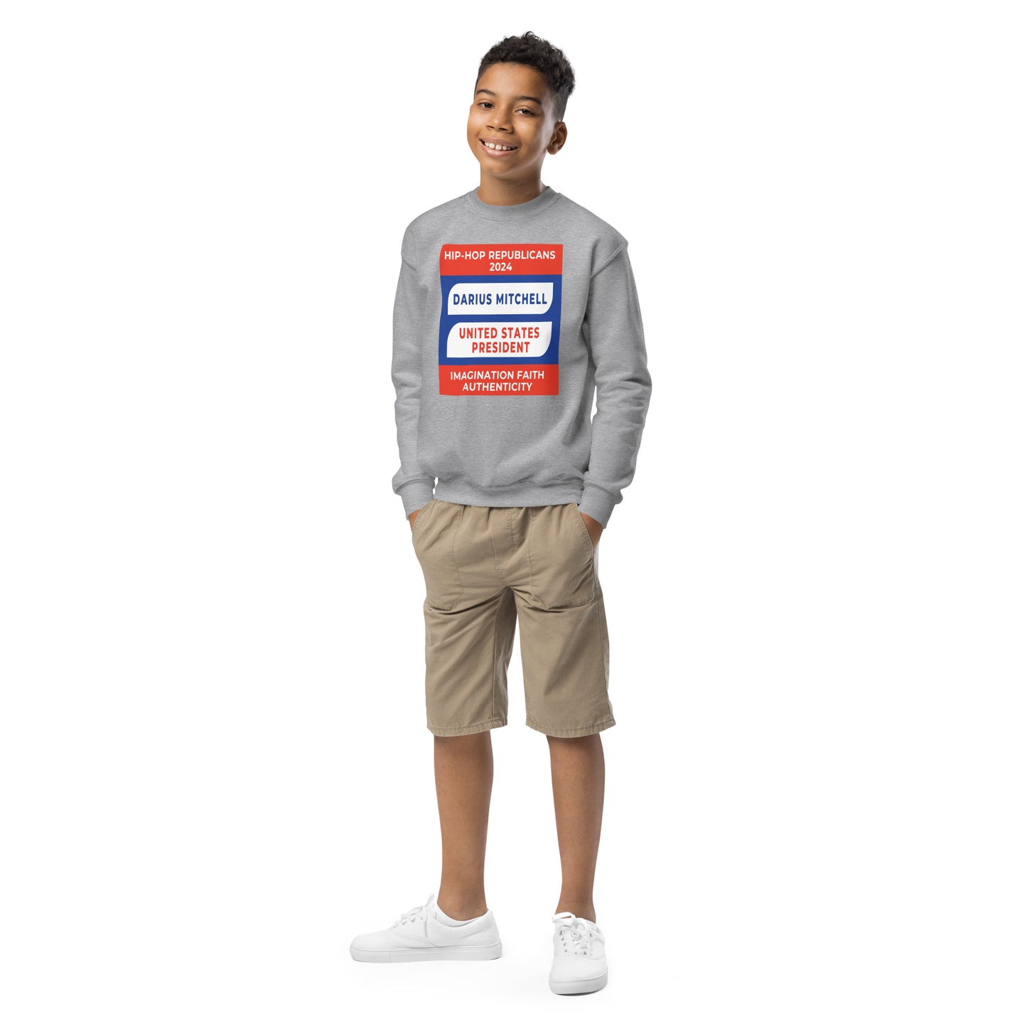 Campaign Hoodie, Hip-Hop Republicans 2024, Darius Mitchell, United States President, Imagination Faith Authenticity