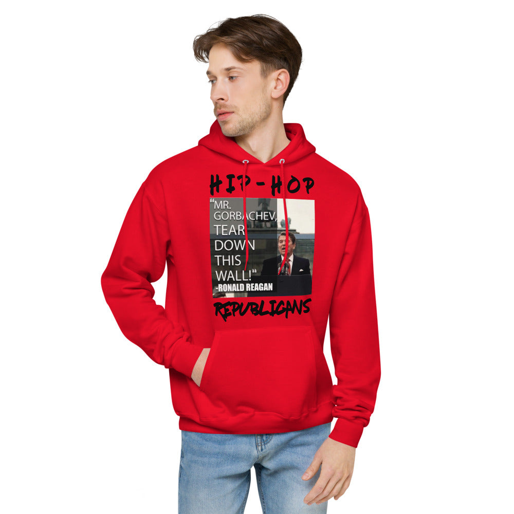 Unisex Hoodie | Hip-Hop Republicans | Ronald Reagan Quotes Hoodie