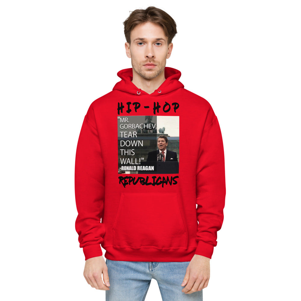 Unisex Hoodie | Hip-Hop Republicans | Ronald Reagan Quotes Hoodie
