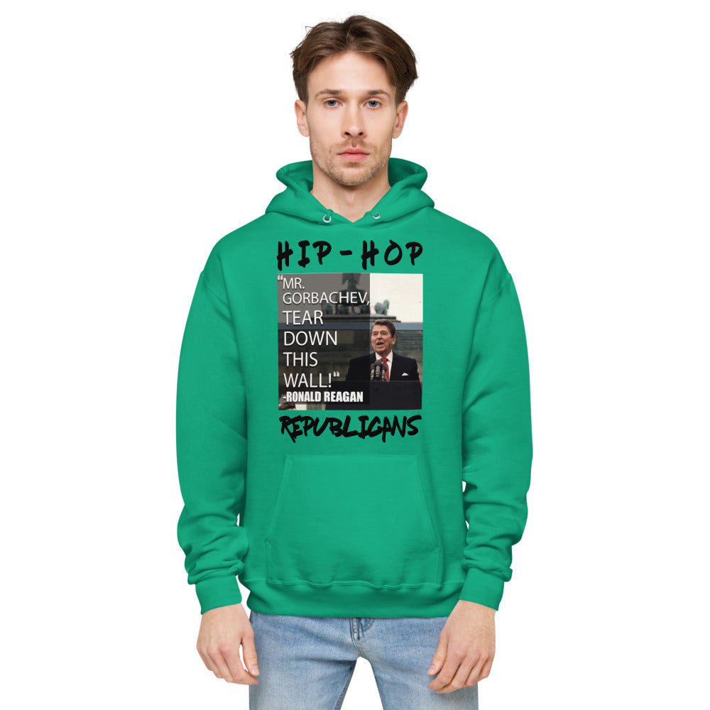 Unisex Hoodie | Hip-Hop Republicans | Ronald Reagan Quotes Hoodie
