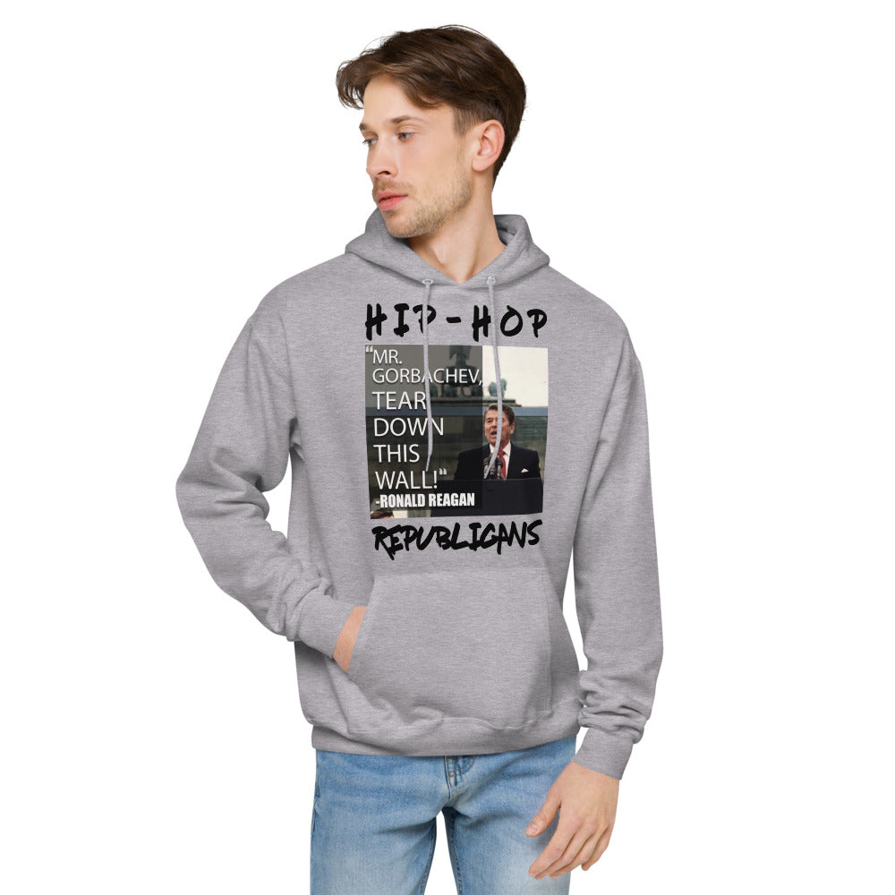 Unisex Hoodie | Hip-Hop Republicans | Ronald Reagan Quotes Hoodie