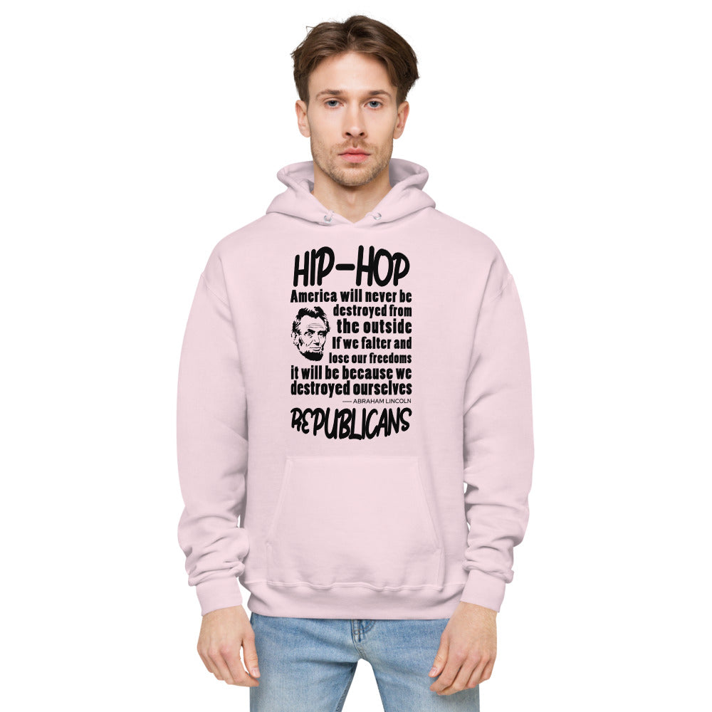 Unisex fleece hoodie | Hip-Hop Republicans