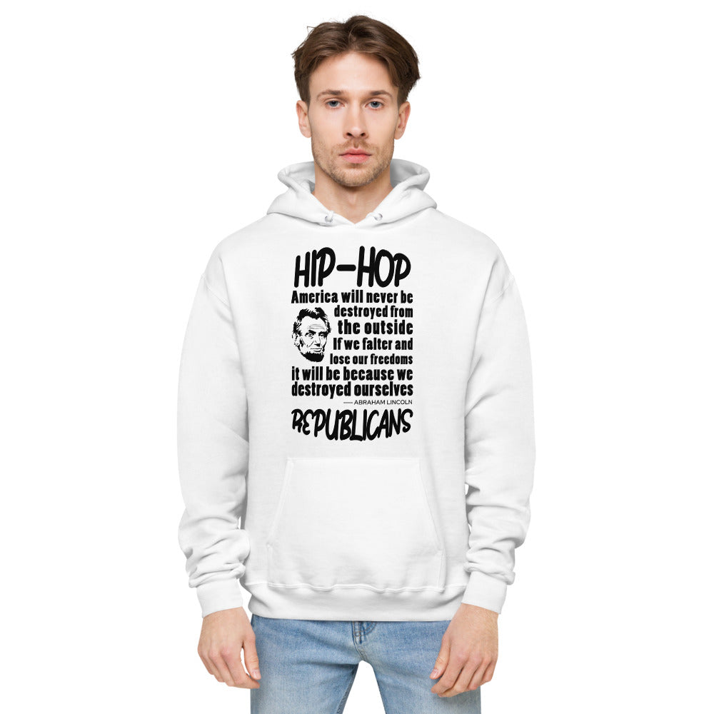 Unisex fleece hoodie | Hip-Hop Republicans