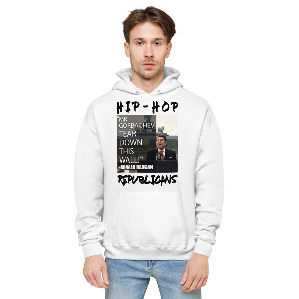 Unisex Hoodie | Hip-Hop Republicans | Ronald Reagan Quotes Hoodie