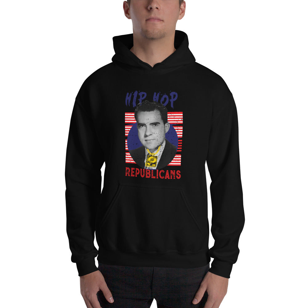 Fresh and Fly: The Richard Nixon Hip Hop Republicans T-Shirt Design