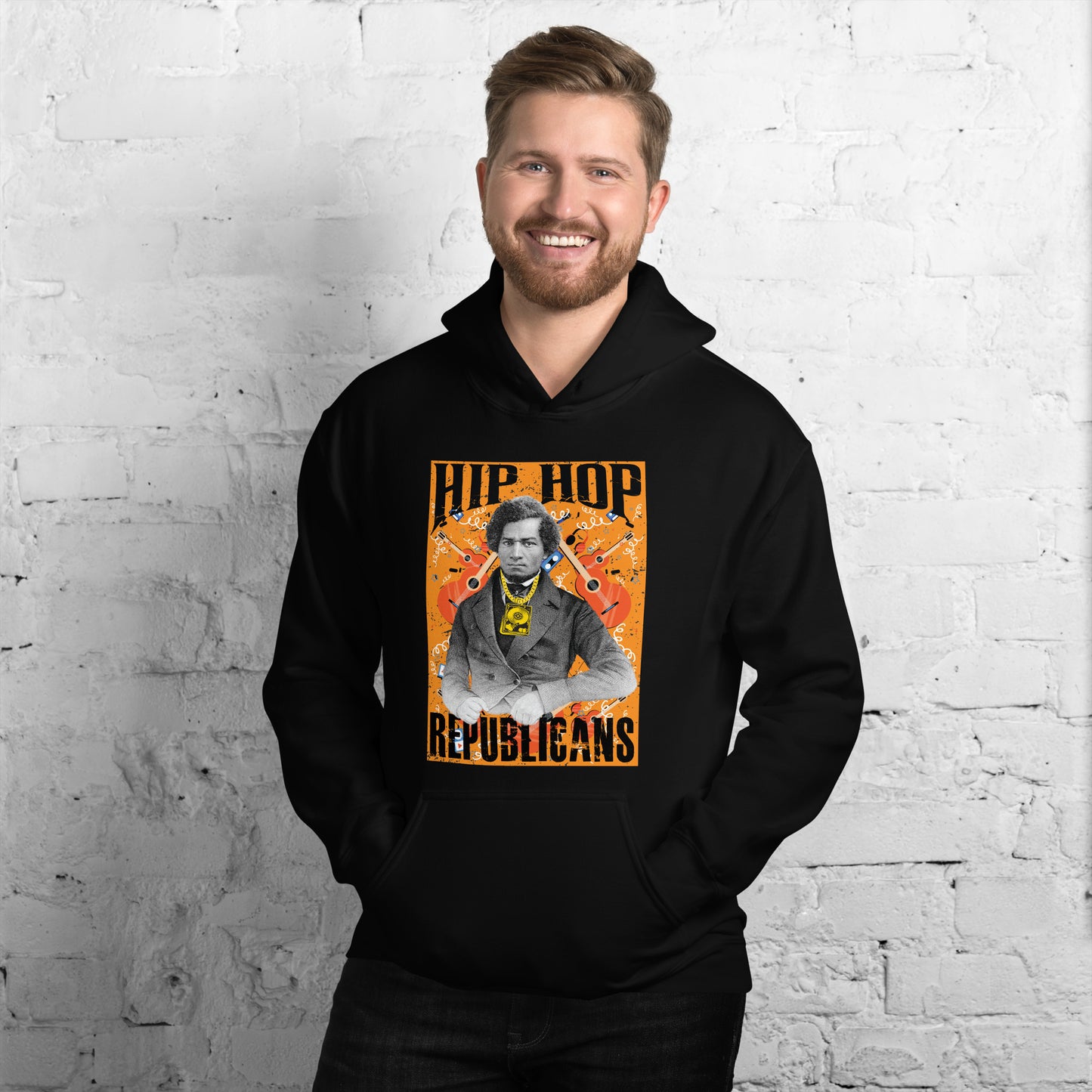 Empowering Voices: Frederick Douglass x Hip Hop x Republican Tee Design