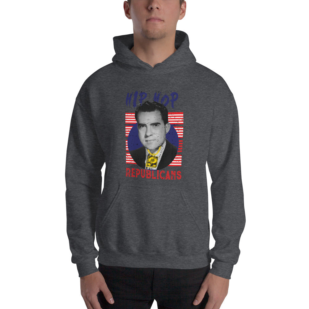Fresh and Fly: The Richard Nixon Hip Hop Republicans T-Shirt Design