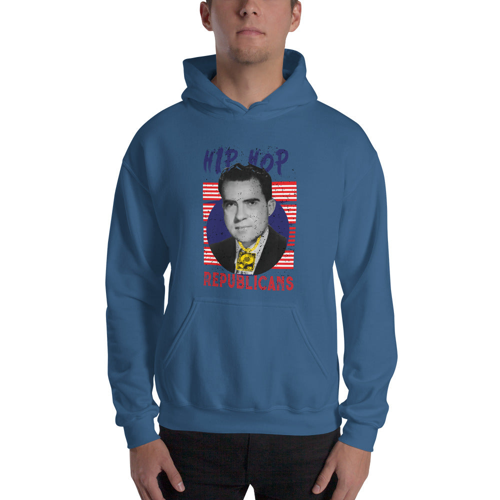 Fresh and Fly: The Richard Nixon Hip Hop Republicans T-Shirt Design