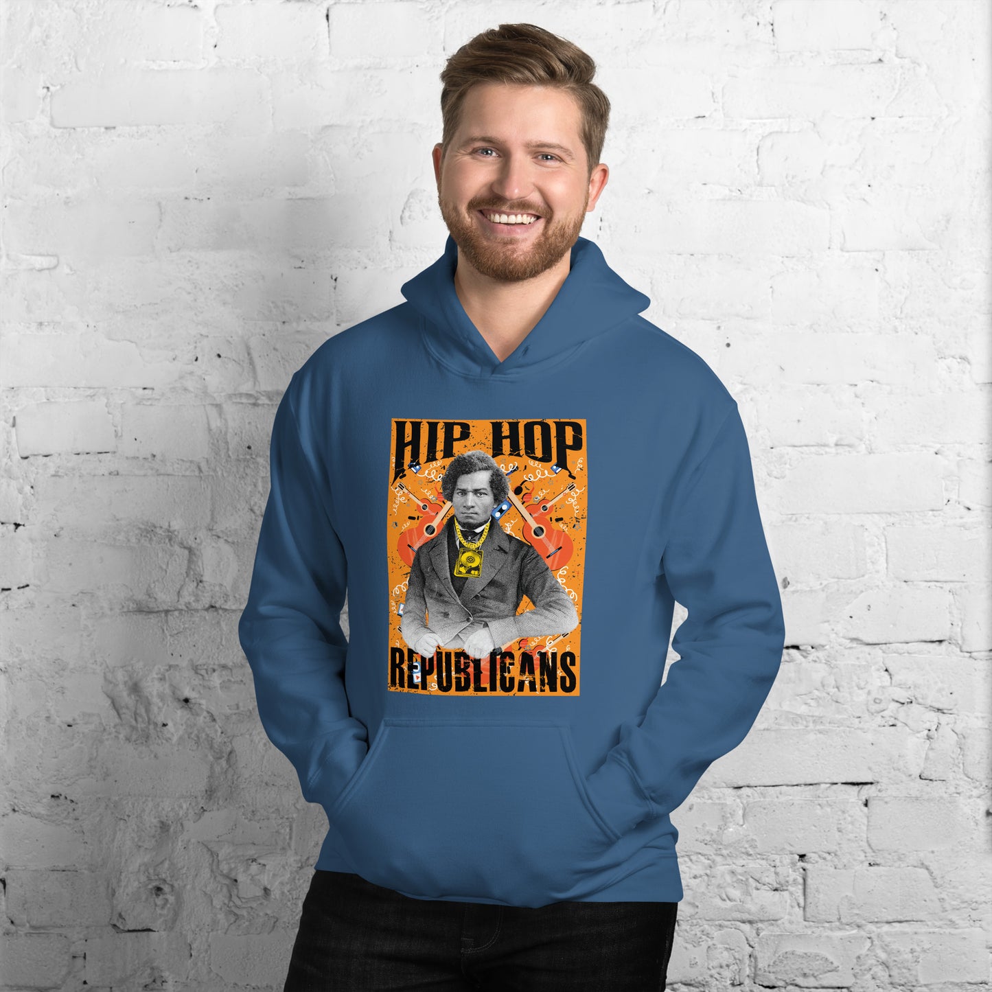 Empowering Voices: Frederick Douglass x Hip Hop x Republican Tee Design