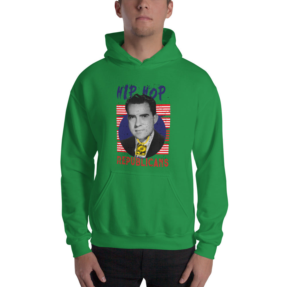Fresh and Fly: The Richard Nixon Hip Hop Republicans T-Shirt Design