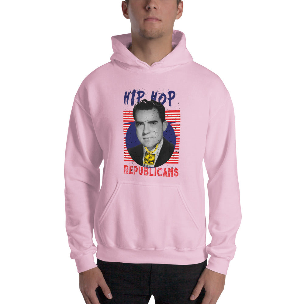 Fresh and Fly: The Richard Nixon Hip Hop Republicans T-Shirt Design