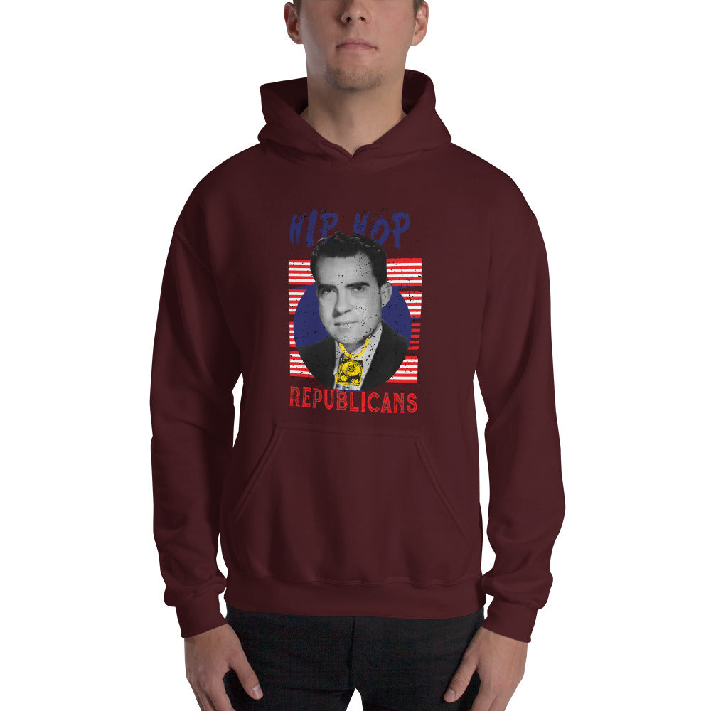 Fresh and Fly: The Richard Nixon Hip Hop Republicans T-Shirt Design