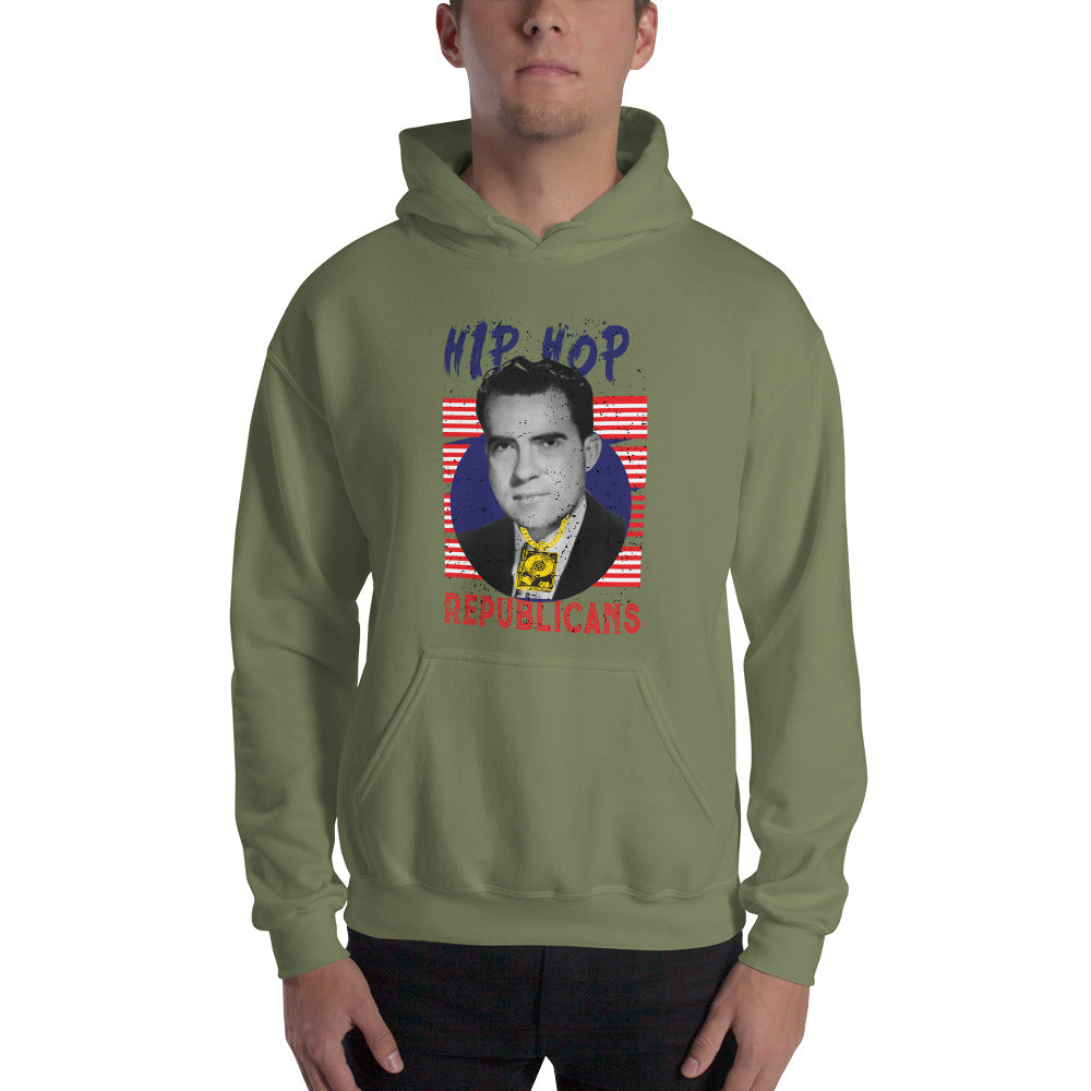 Fresh and Fly: The Richard Nixon Hip Hop Republicans T-Shirt Design