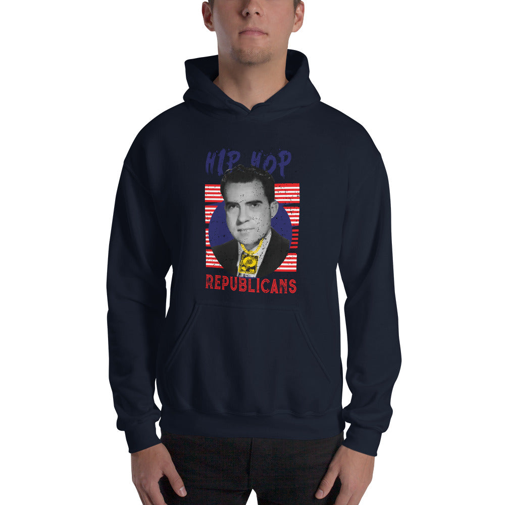 Fresh and Fly: The Richard Nixon Hip Hop Republicans T-Shirt Design
