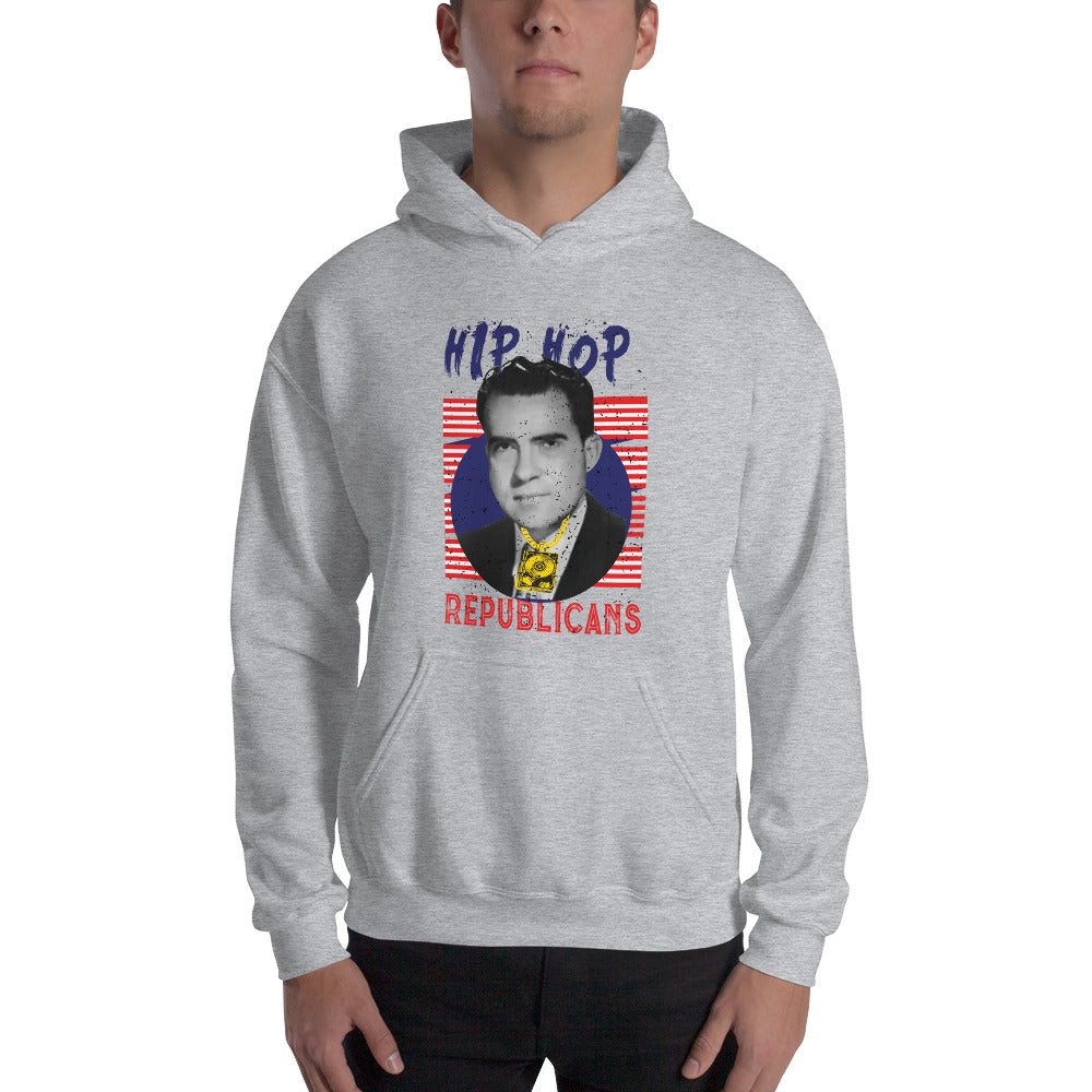 Fresh and Fly: The Richard Nixon Hip Hop Republicans T-Shirt Design
