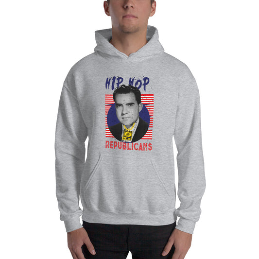 Fresh and Fly: The Richard Nixon Hip Hop Republicans T-Shirt Design