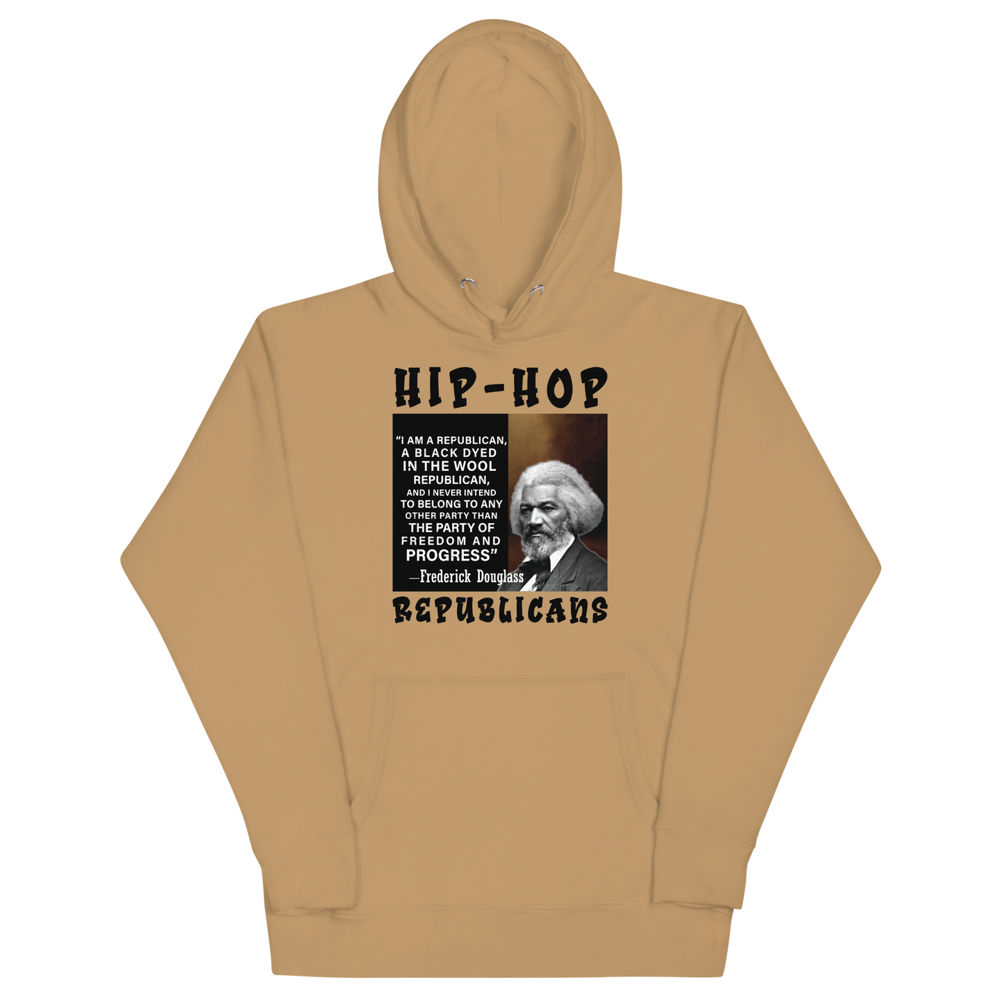 Unisex Hoodie | Hip-Hop Republicans | Frederick Douglass Quotes Hoodie