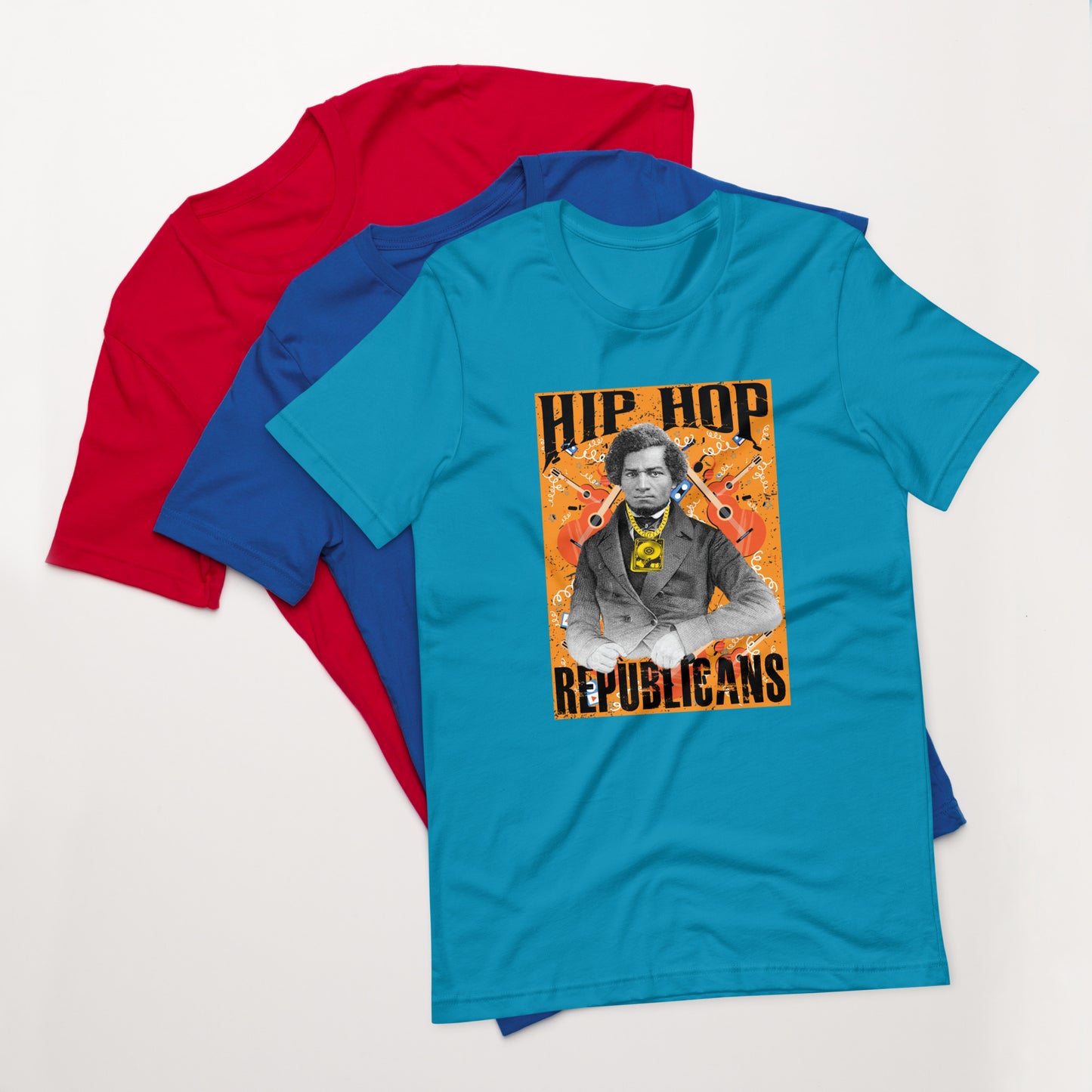 Championing Freedom: Frederick Douglass x Hip Hop x Republican Tee Design