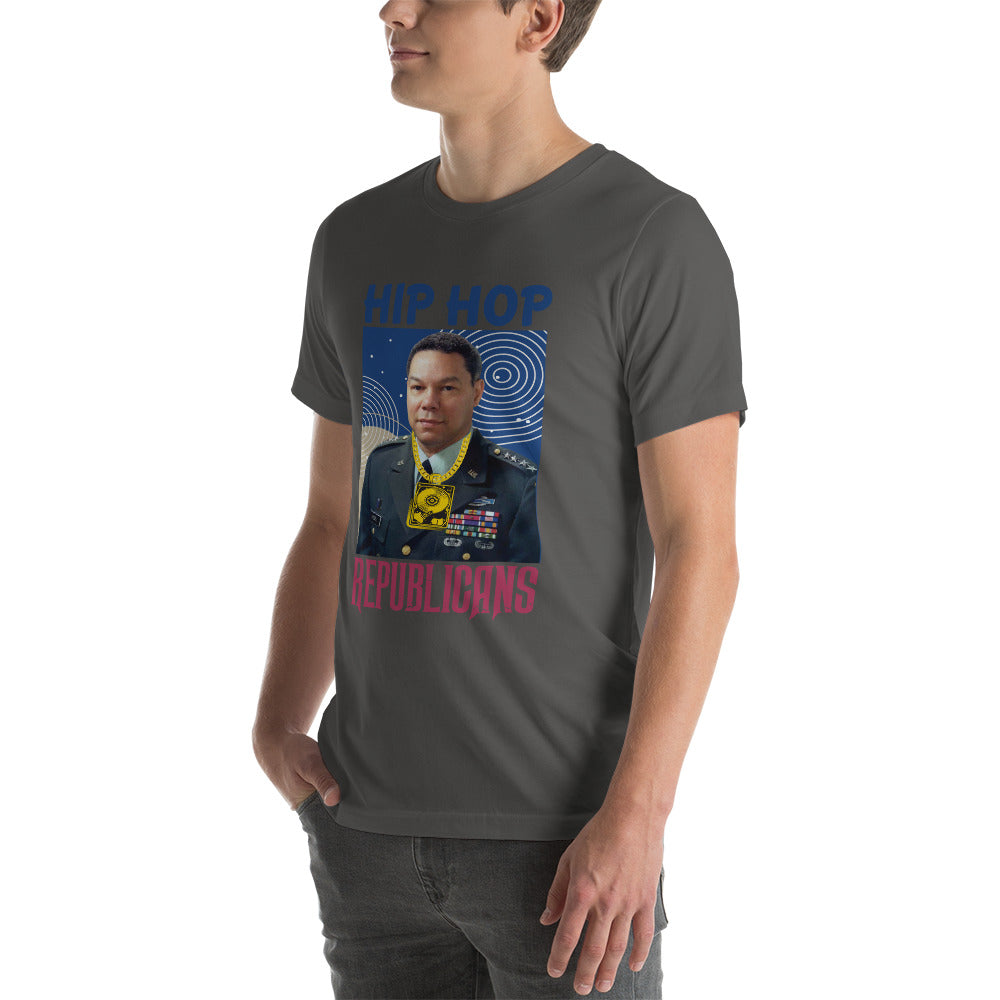 Breaking Barriers: Colin Powell x Hip Hop x Republican Tee Design